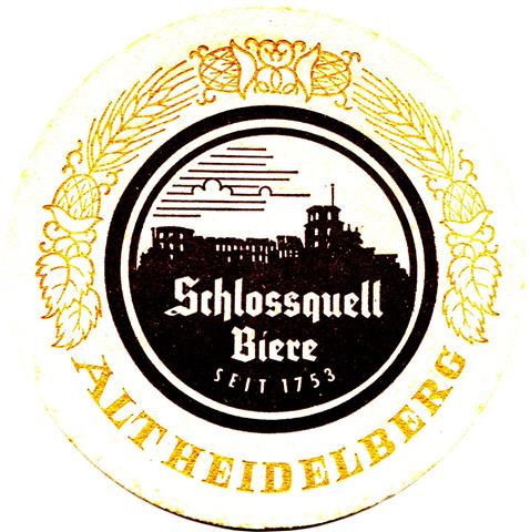 heidelberg hd-bw heidel schlossquell 1a (rund215-alt heidelberg-braun)